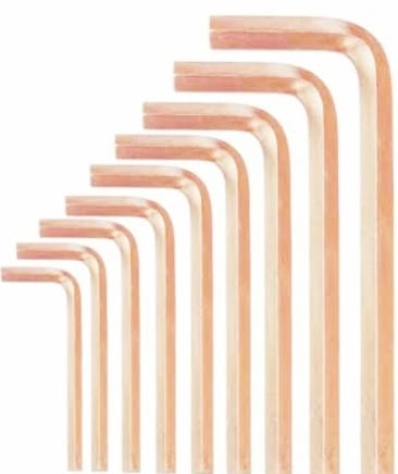 Non Sparking HEX ALLEN KEY SET